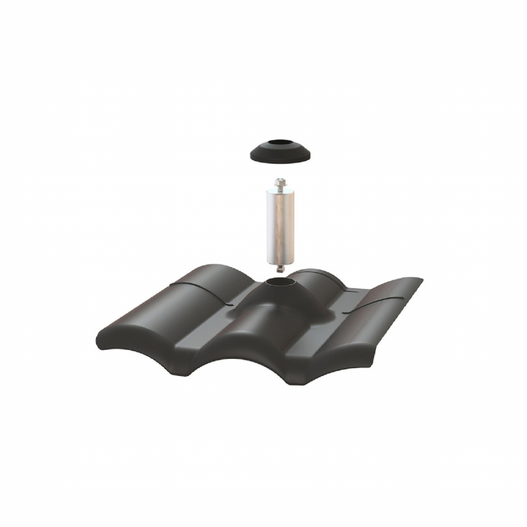 Pegasus W-Tile Flashing Boot-Black (Priced as 1 pc)