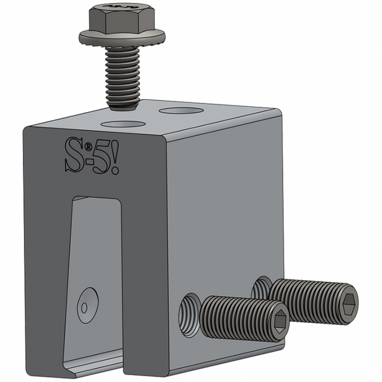 S-5-N 1.5 clamp  1.5" nail strip profiles