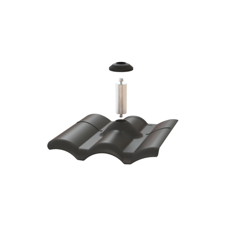 Pegasus Solar W-Tile Flashing Mounting -Pack of 12