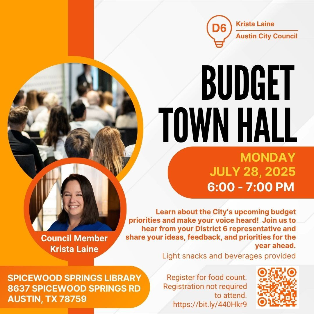 District 6 Budget Town Hall - July 28th