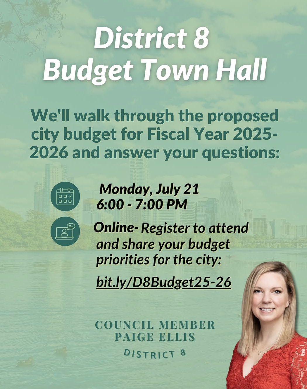 District 8 Budget Town Hall