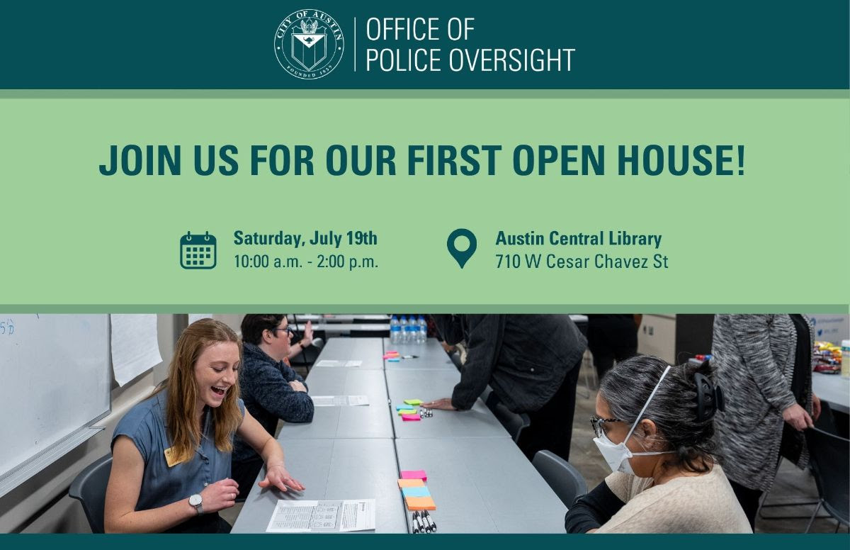 Office of Police Oversight Open House
