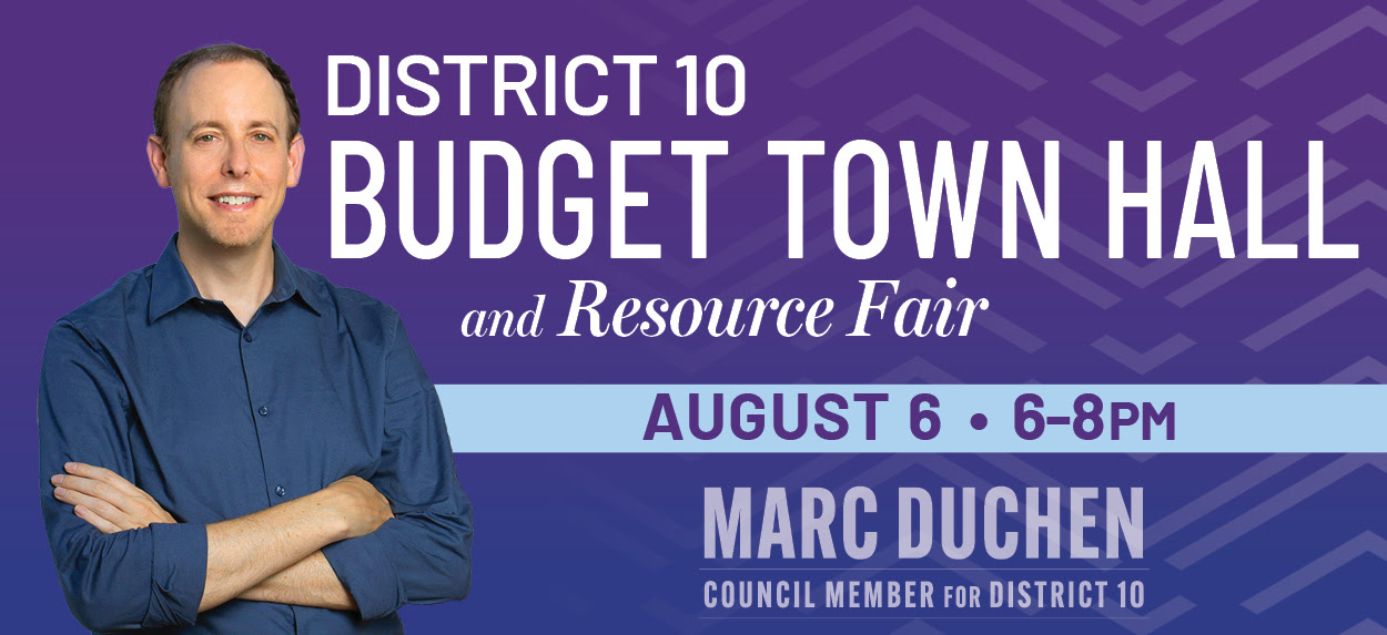 District 10 Budget Town Hall