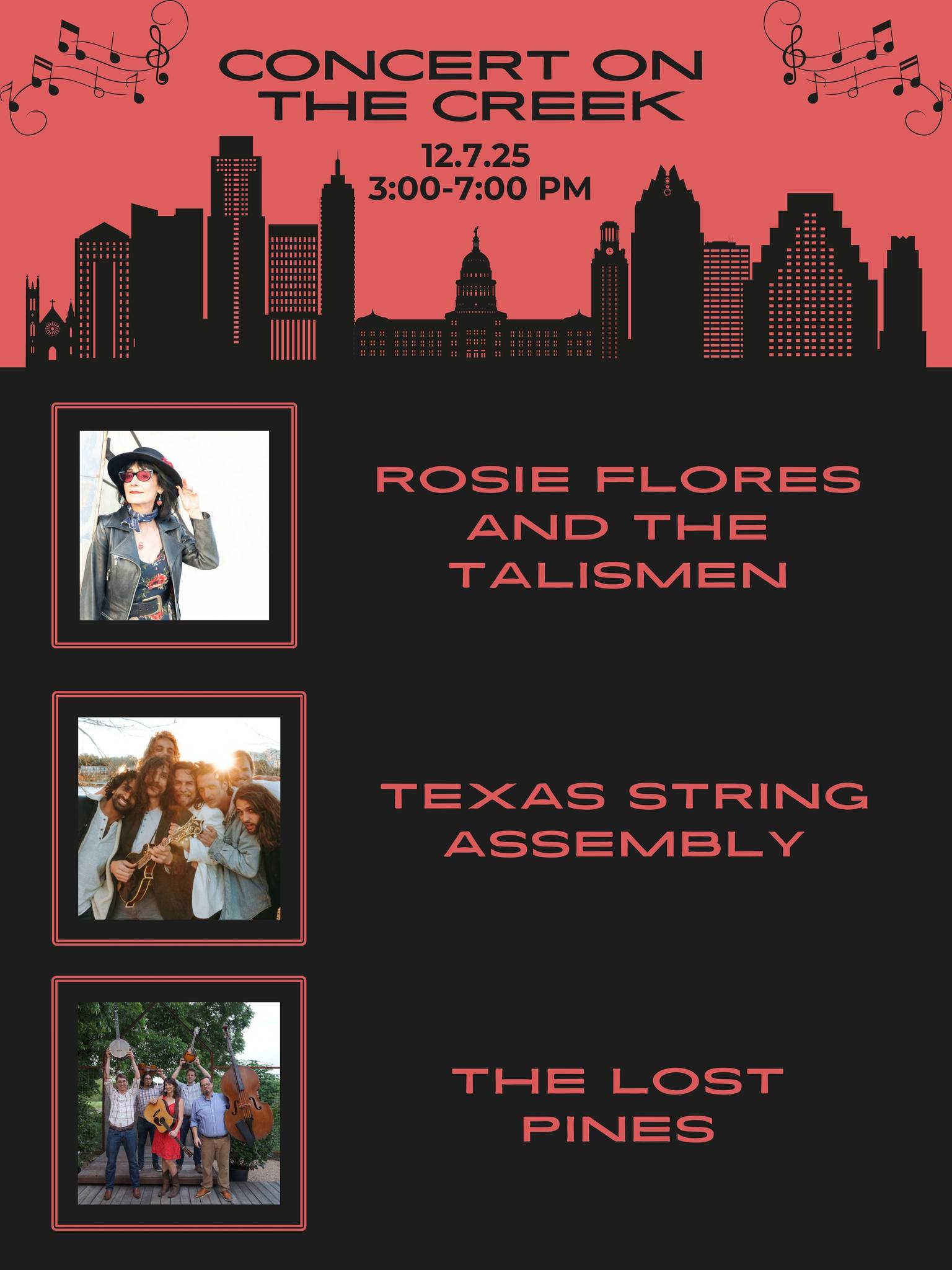 Concert On The Creek December 2025