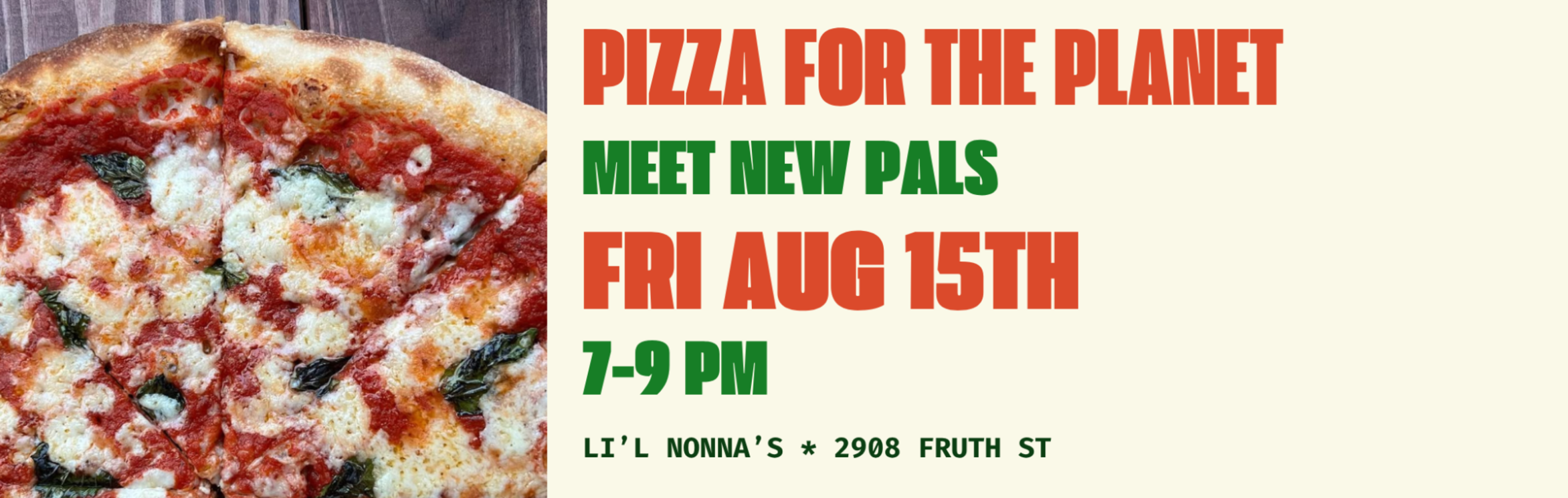 Pizza For The Planet