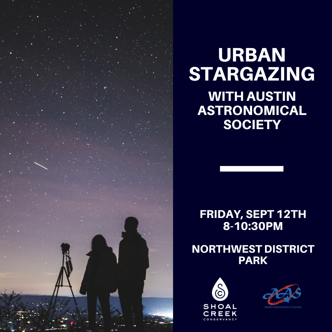 Urban Stargazing with Austin Astronomical Society along Shoal Creek