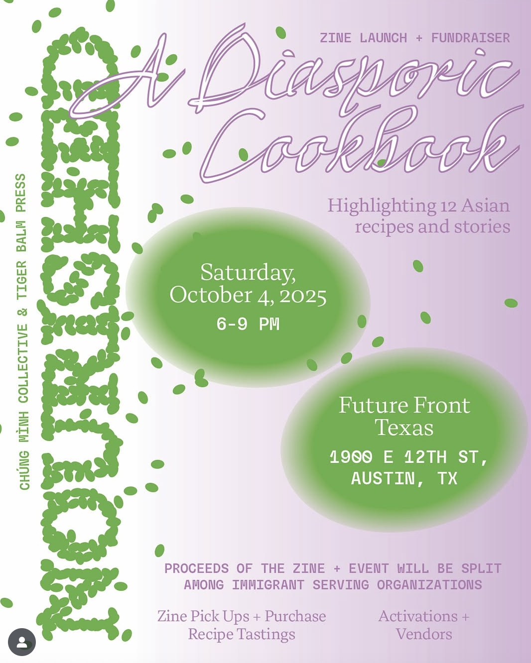 NOURISHED: A Diasporic Cookbook Zine Launch + Fundraiser