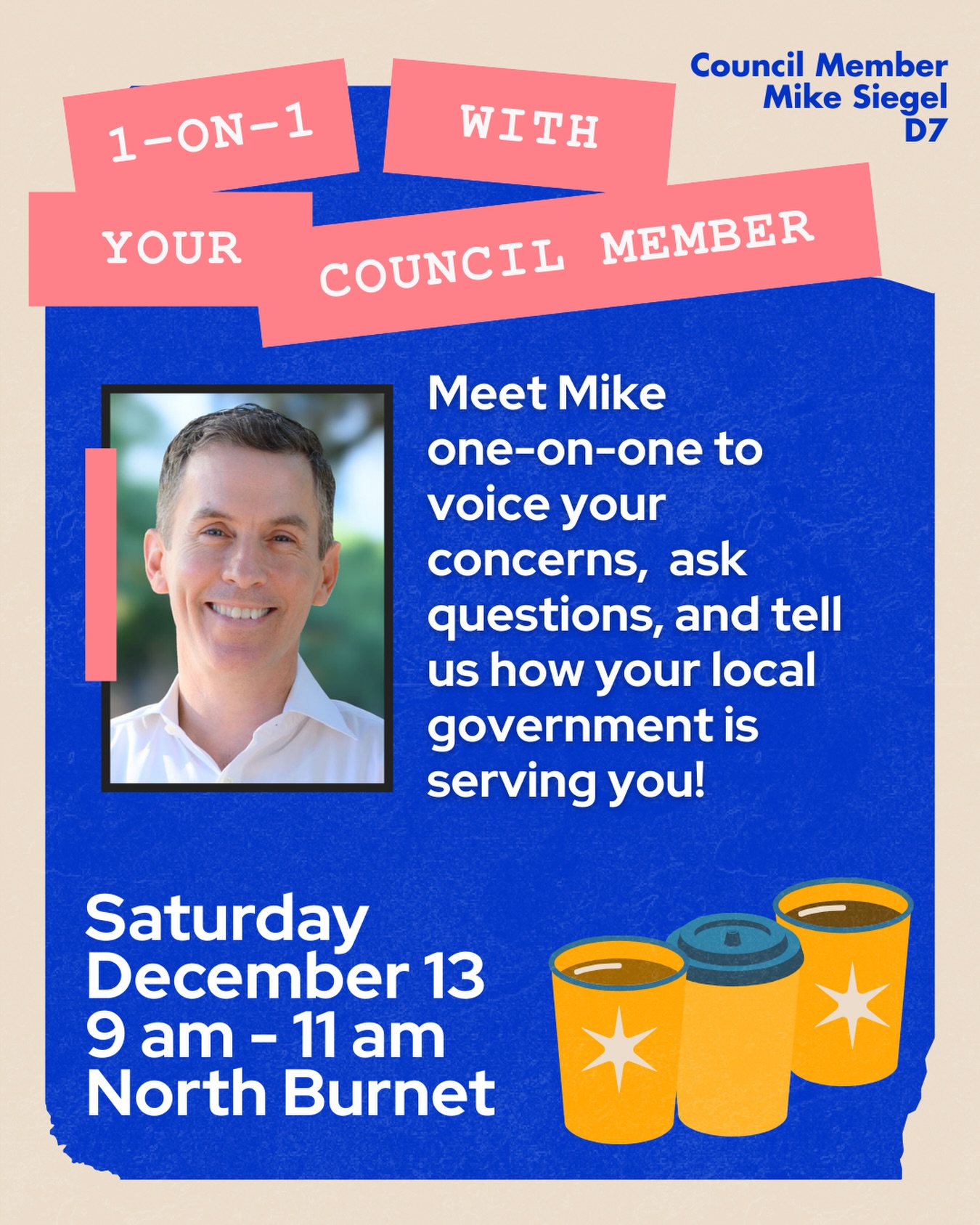 1-on-1 with your council member