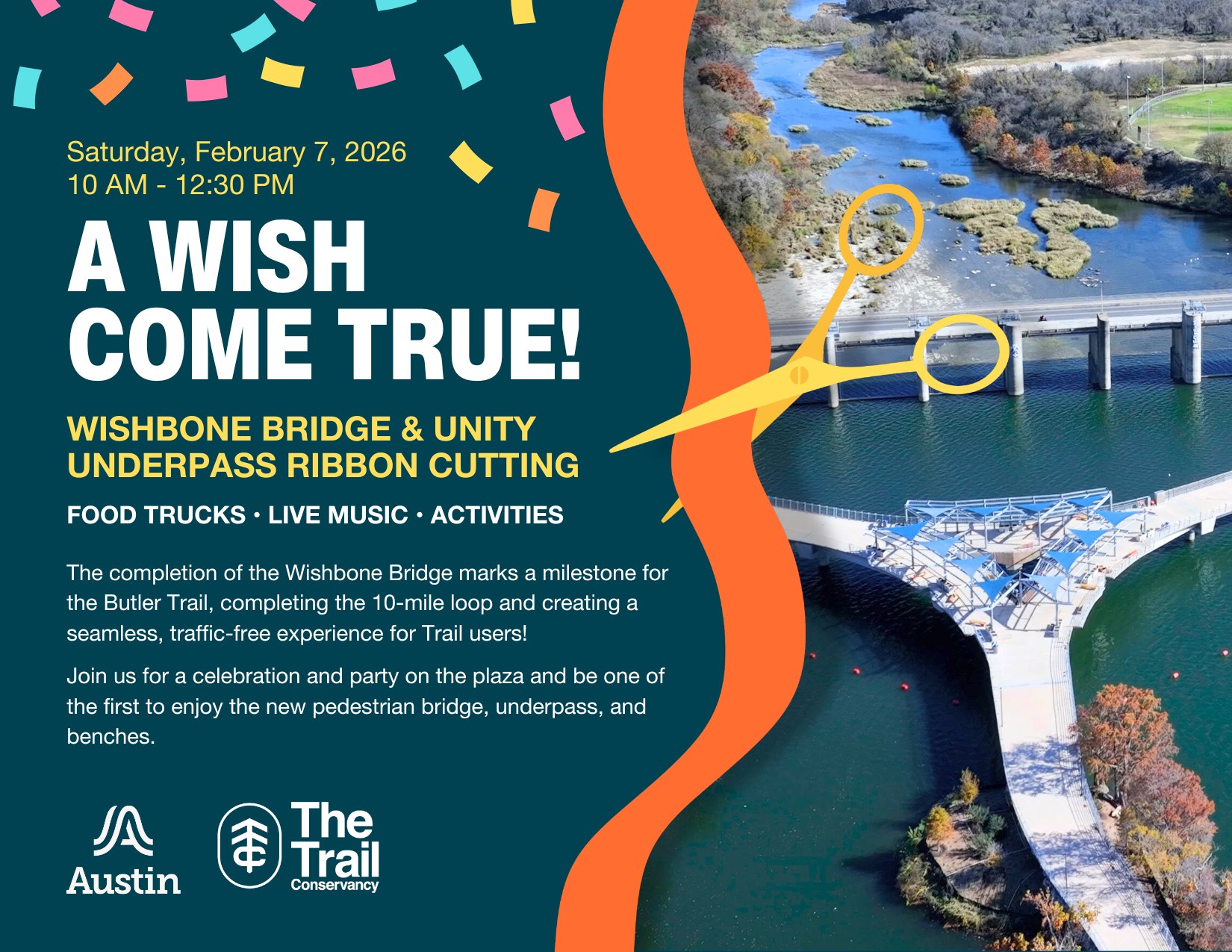 Wishbone Bridge Opening