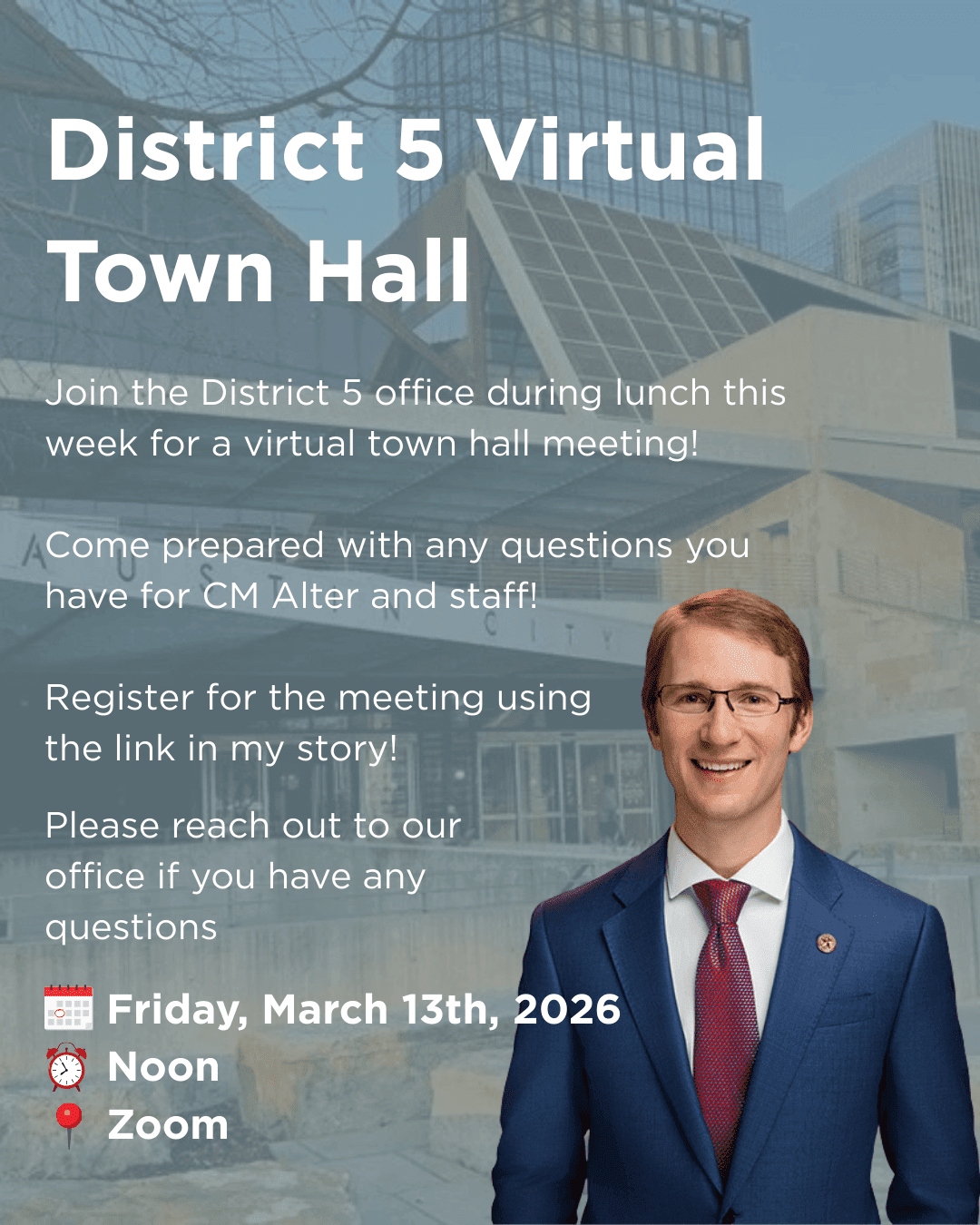 District 5 Virtual Town Hall