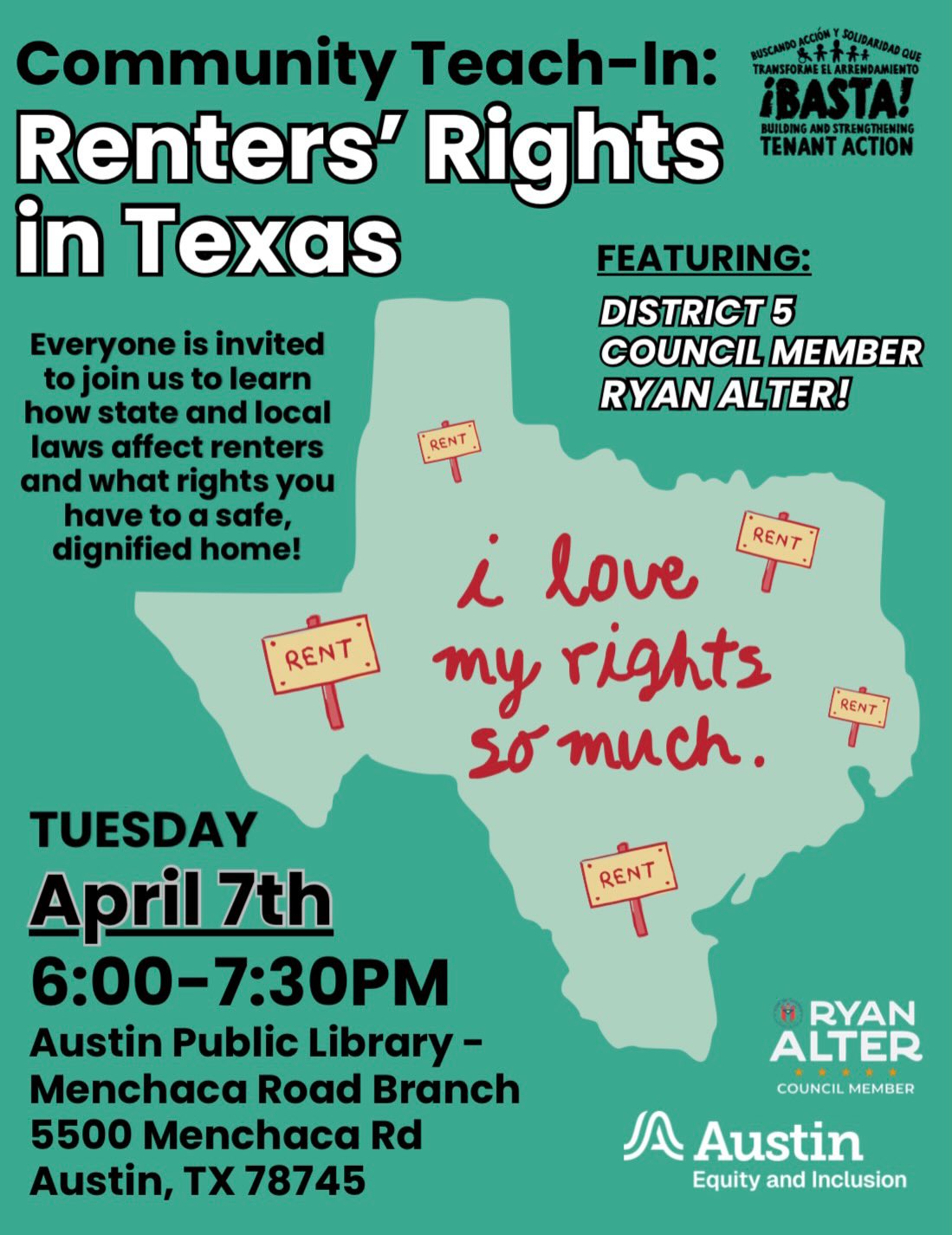 District 5 Renters' Rights Teach-In