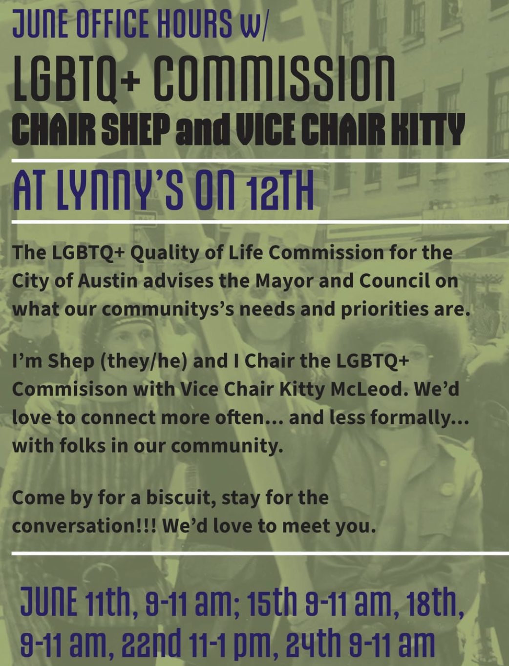 LGBTQ+ Office Hours - June