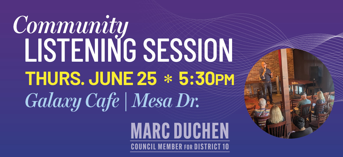 District 10 June Community Listening Session