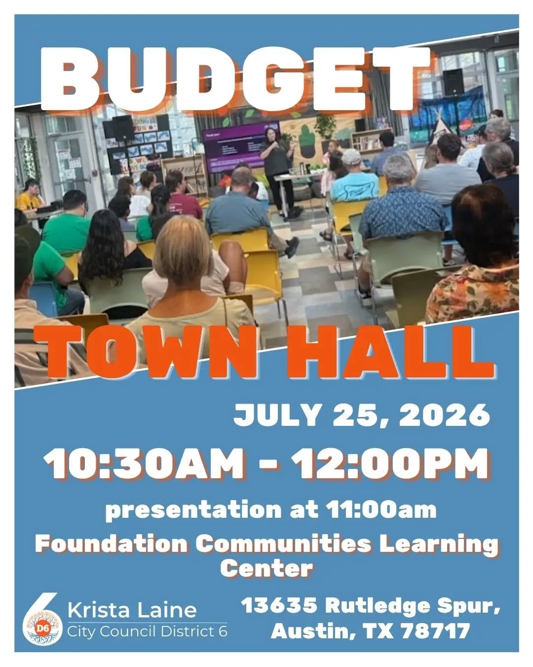 District 6 Budget Town Hall