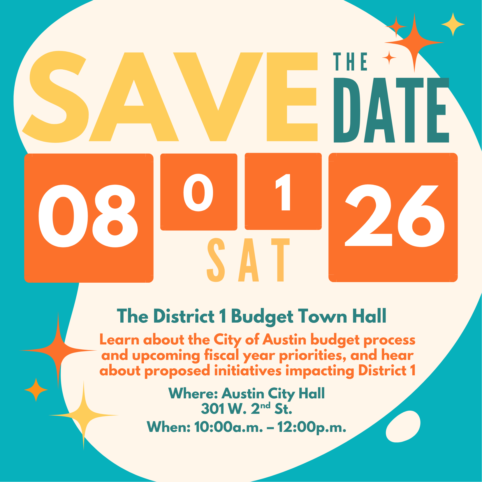 District 1 Budget Town Hall