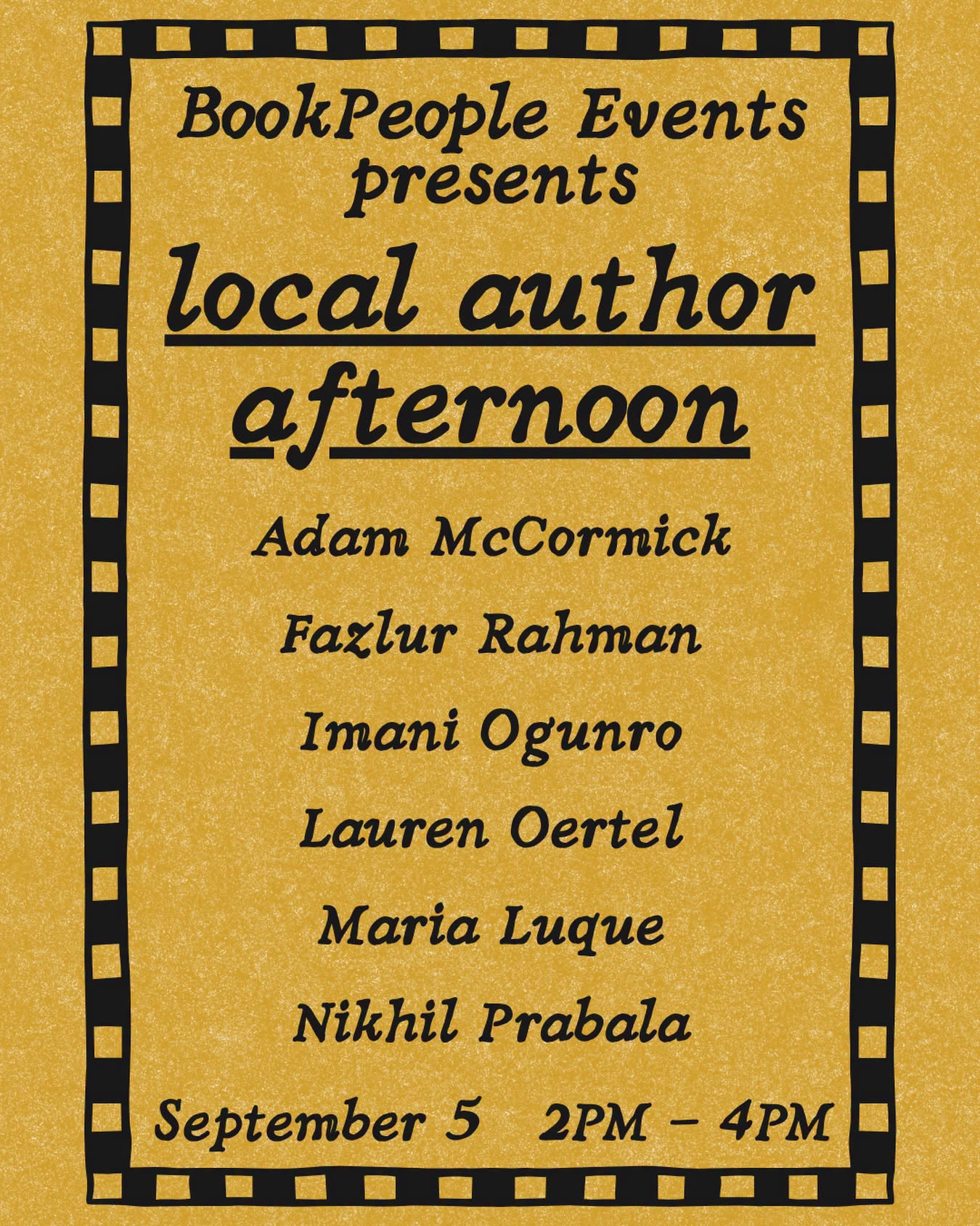 Local Author Afternoon