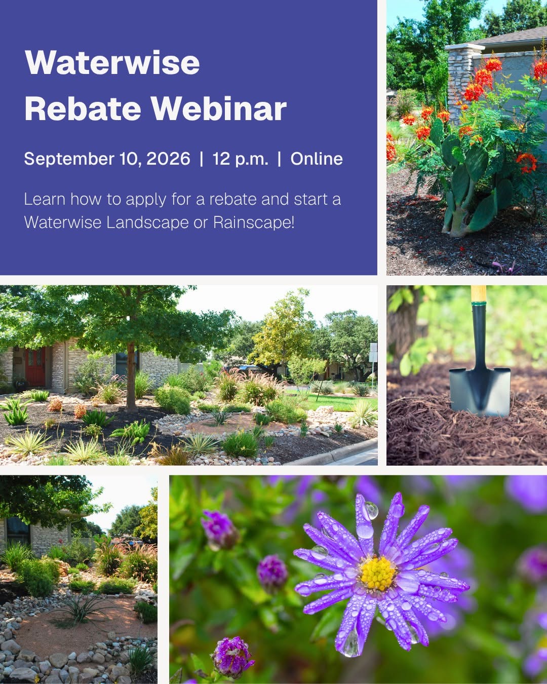 Waterwise Rebate Webinar - Sept. 10th