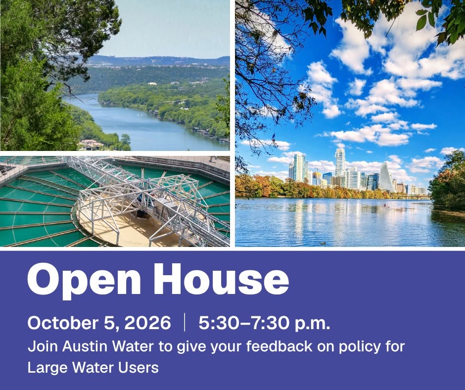 Large Water Users Open House