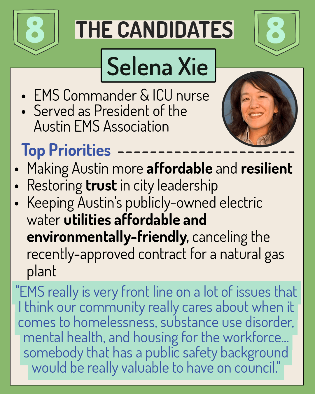 District 8 - Selena