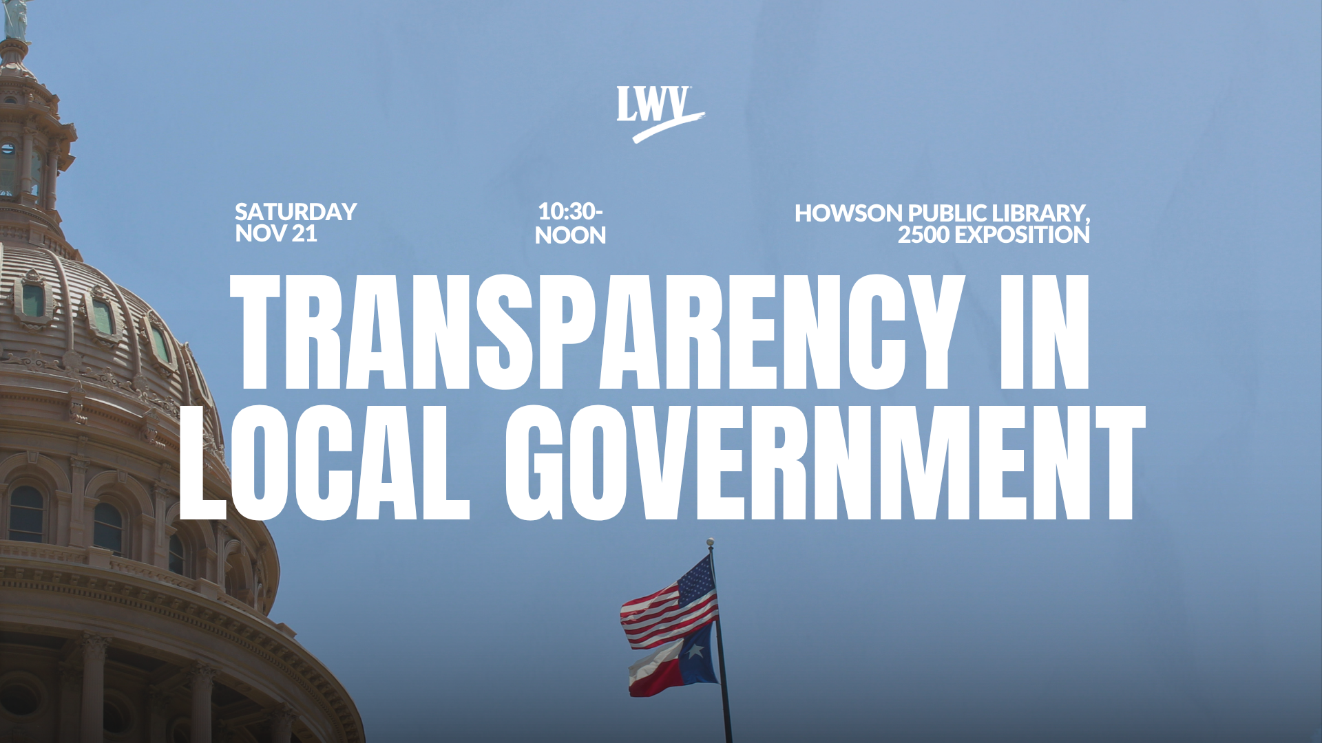 Transparency In Local Government