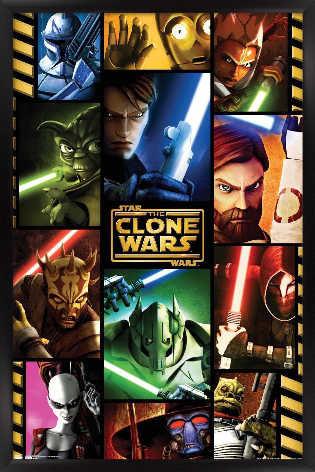 Star Wars: The Clone Wars - Grid 14x22 Poster | eBay