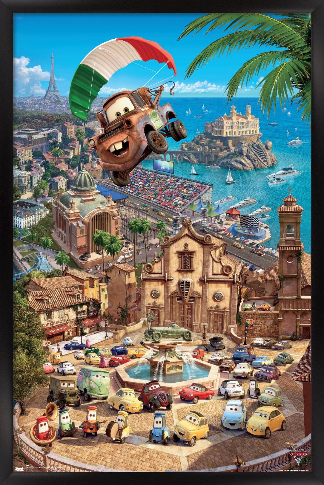 Disney Pixar Cars 2 - Triptych 3 14x22 Poster | eBay