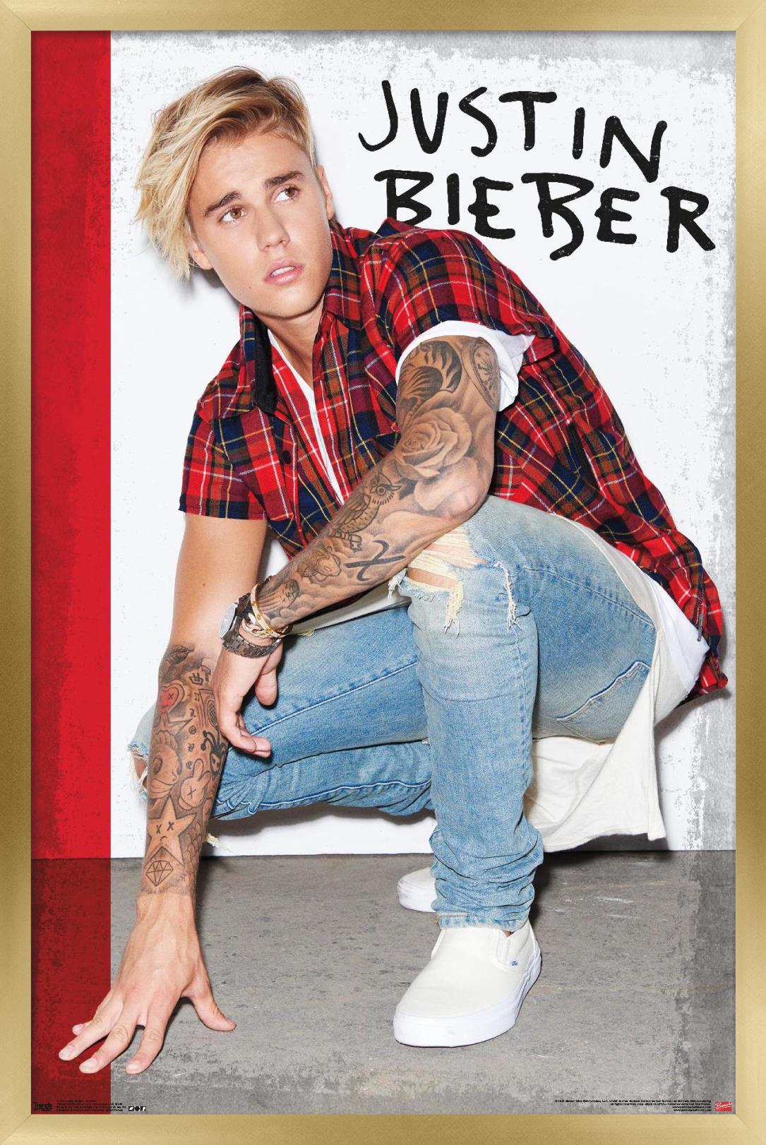 Justin Bieber - Flannel 14x22 Poster | eBay
