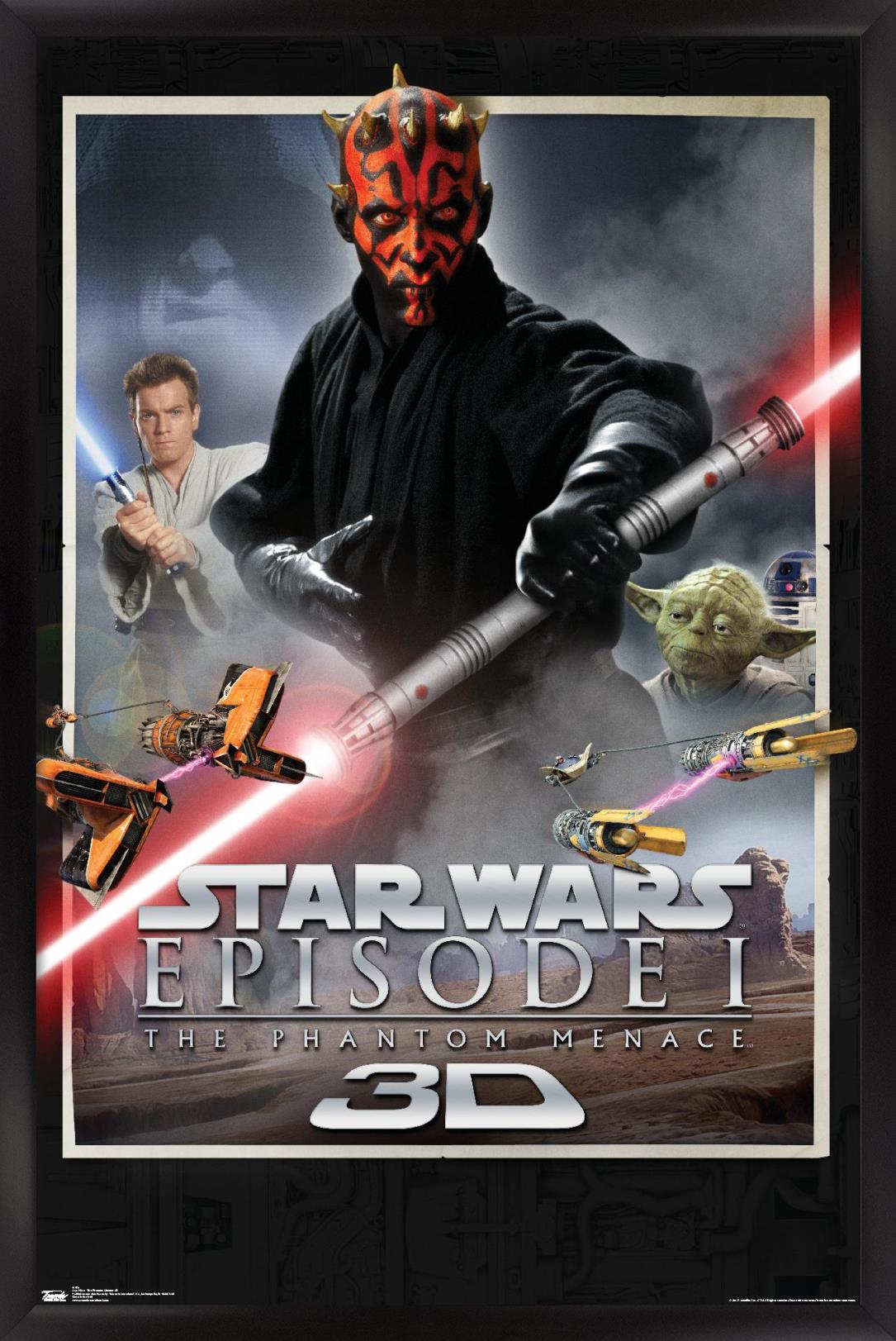 Star Wars: The Phantom Menace - 3D One Sheet 14x22 Poster | eBay