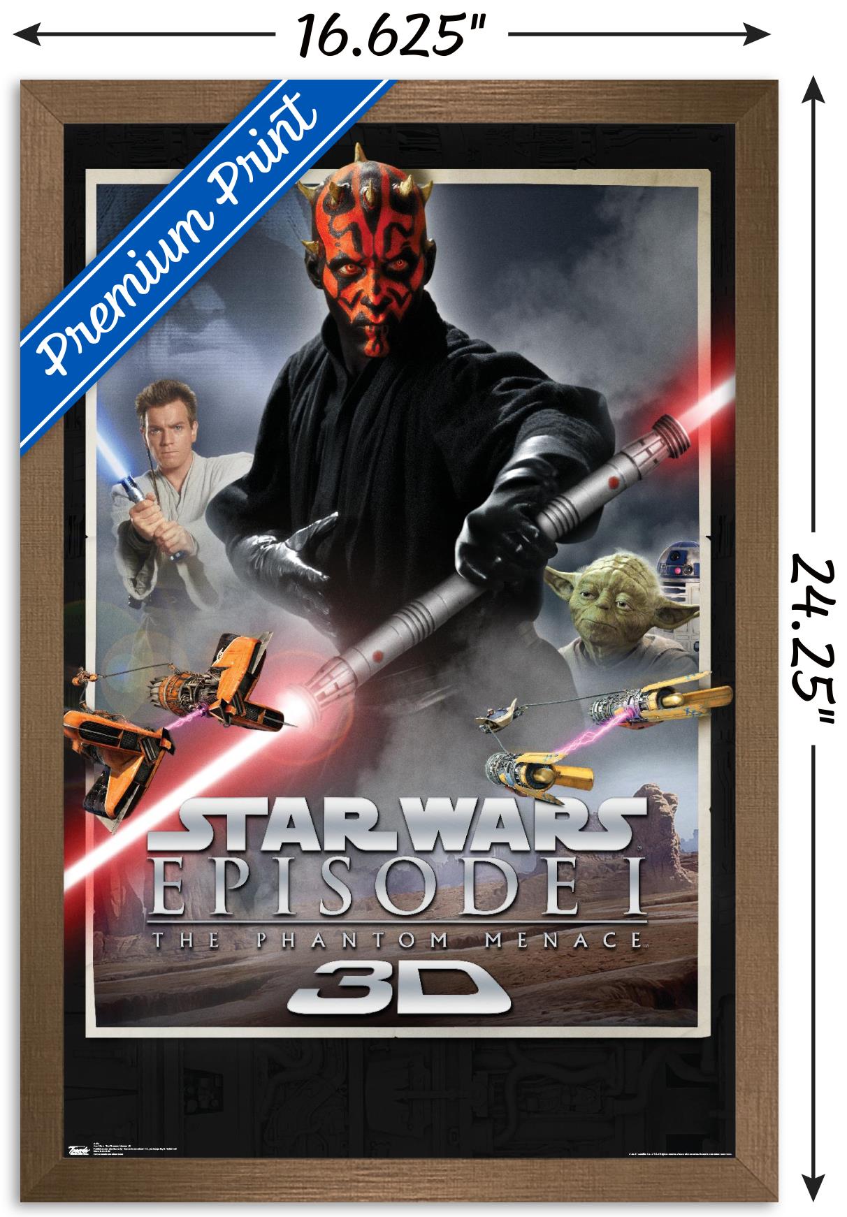 Star Wars: The Phantom Menace - 3D One Sheet 14x22 Poster | eBay