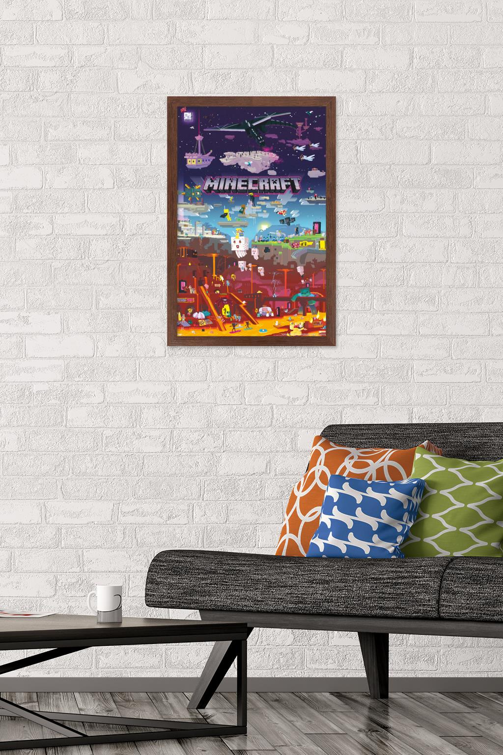 Minecraft - World Beyond 14x22 Poster | eBay