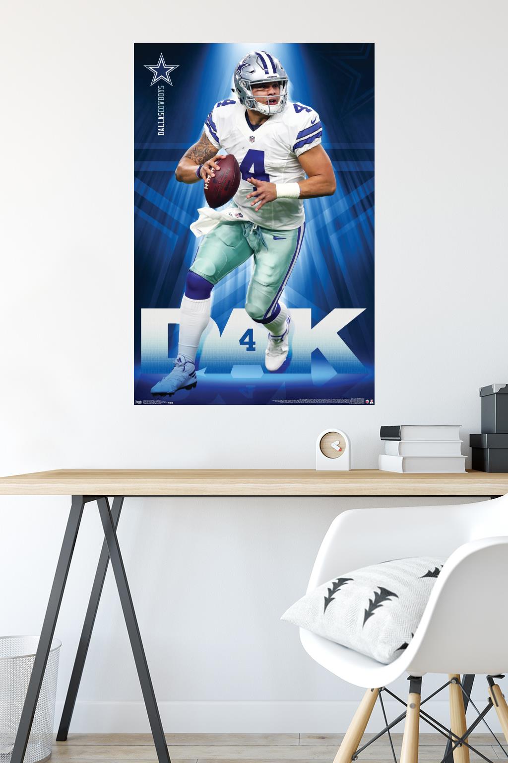 NFL Dallas Cowboys - Dak Prescott 17 - Poster - Foto 4 di 4