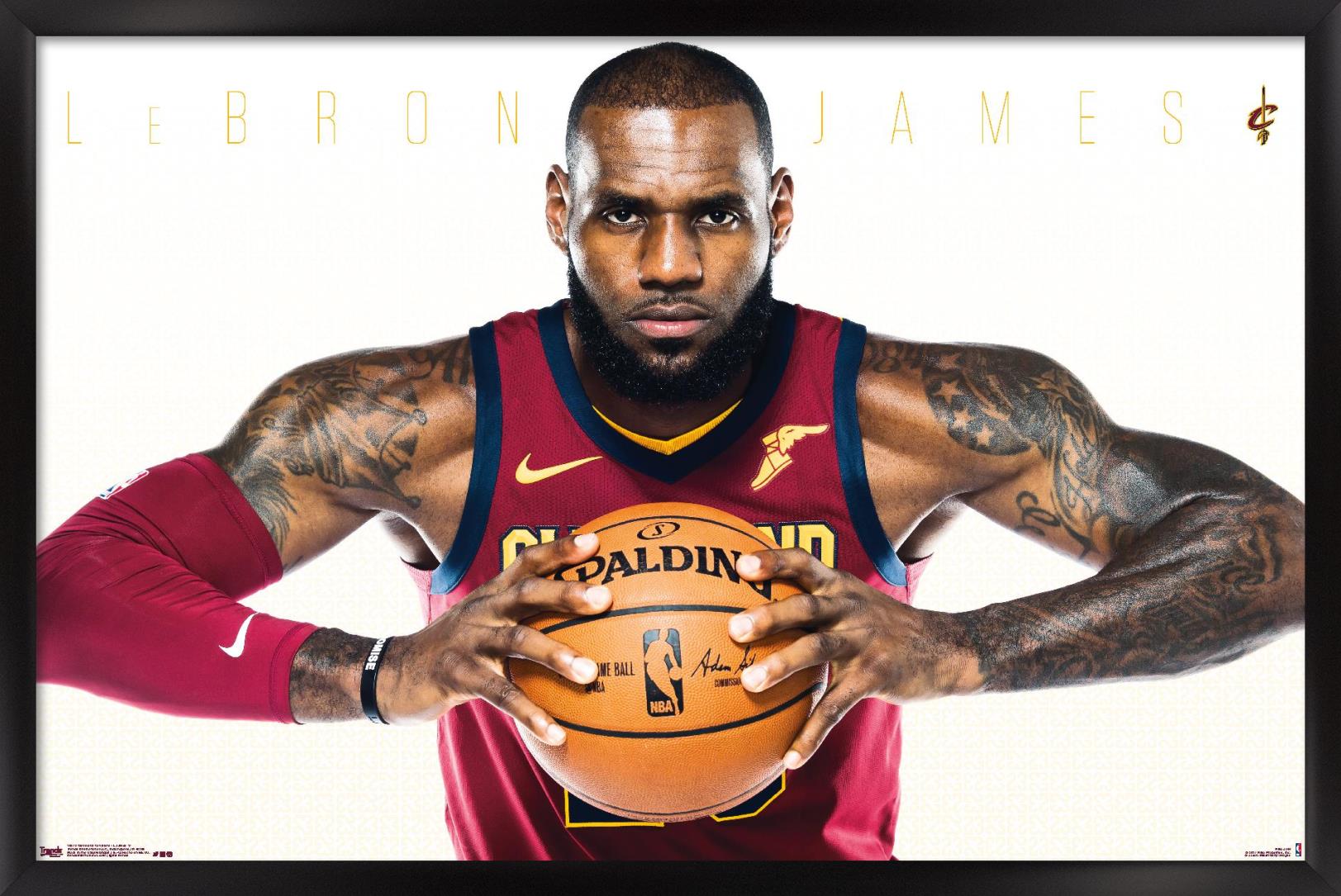 NBA Cleveland Cavaliers - Lebron James 17 14x22 Poster | eBay