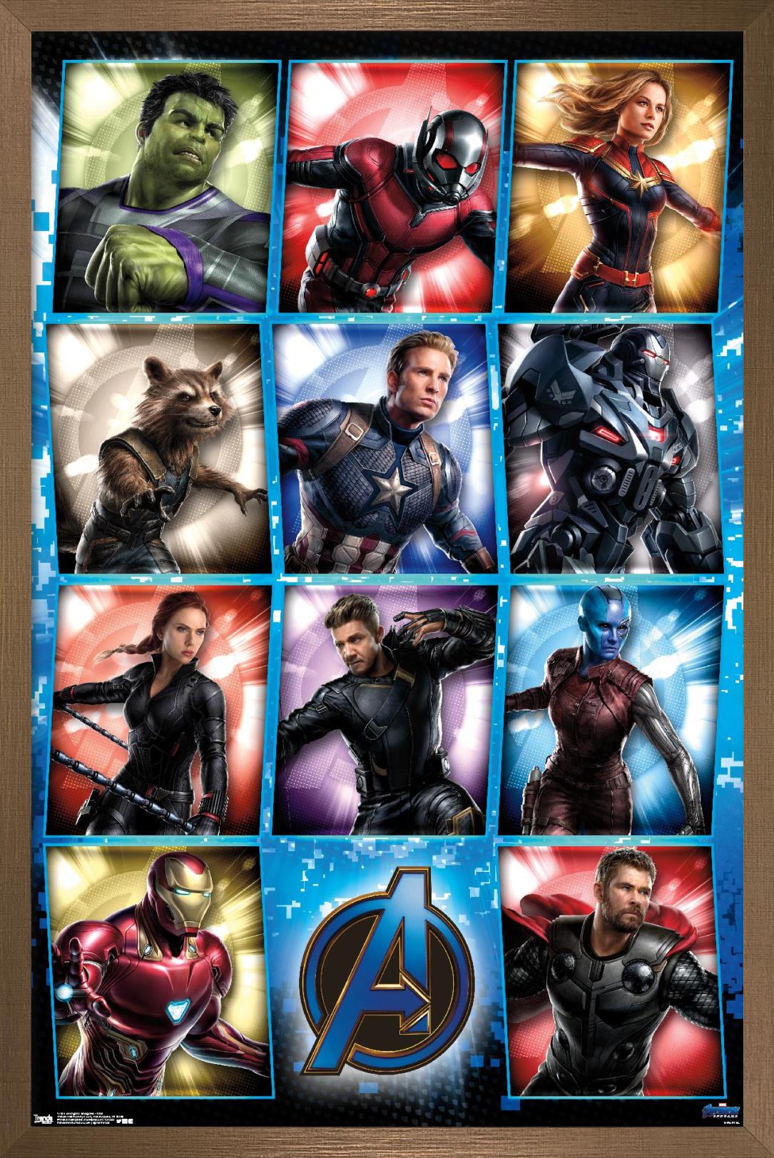 Marvel Cinematic Universe - Avengers - Endgame - Grid 14x22 Poster