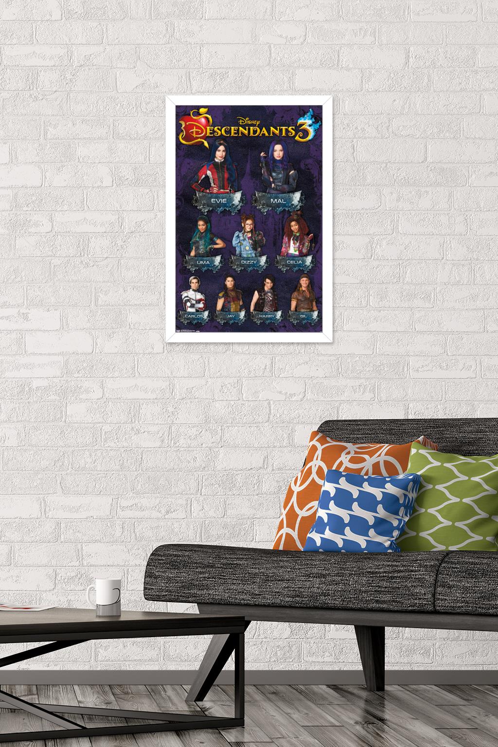 Poster Descendants 3 Sur Toile 40x60 Cm – Décoration Murale Moderne Pour Chambre Enfant Ou Ado