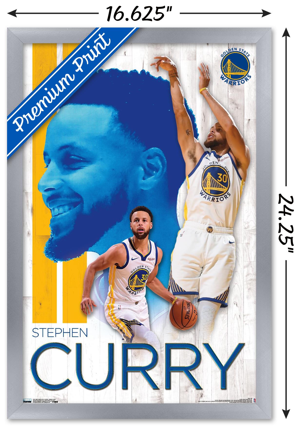 stephen curry UD 直筆サインポスター 18198S-SIL14X22image4.jpg