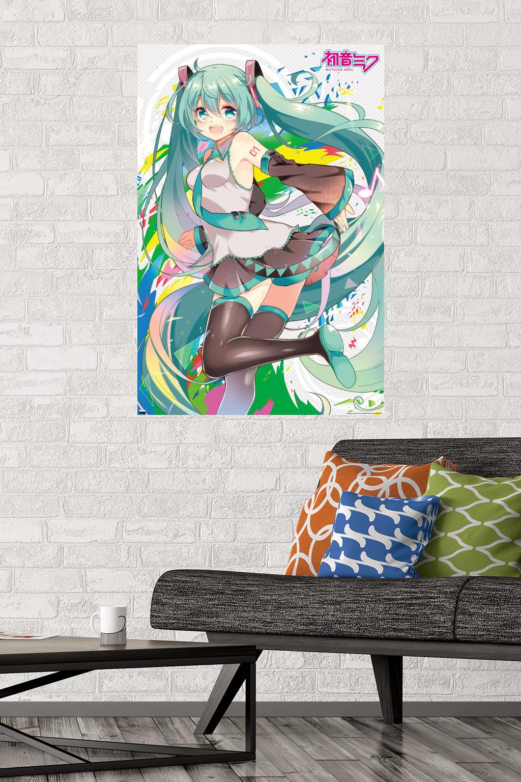 Hatsune Miku - Color Splash - Poster | eBay