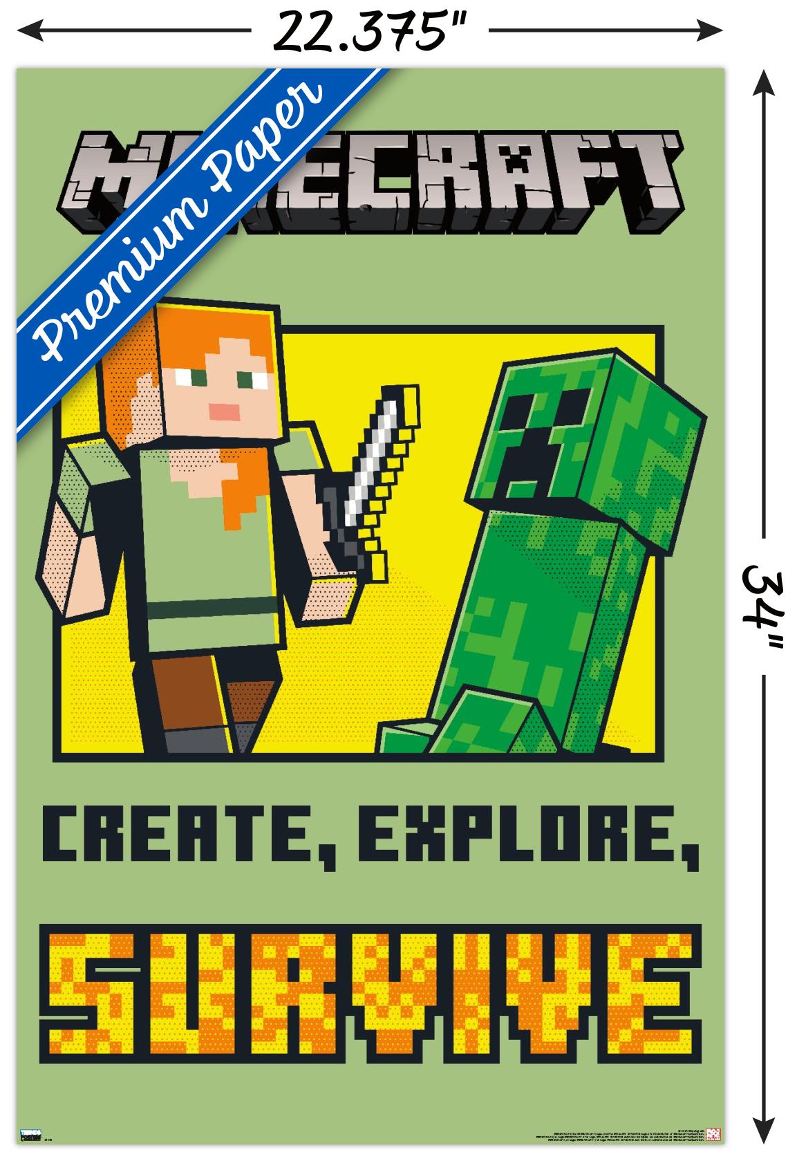 Minecraft - Create, Explore, Survive - Poster - Picture 3 of 4