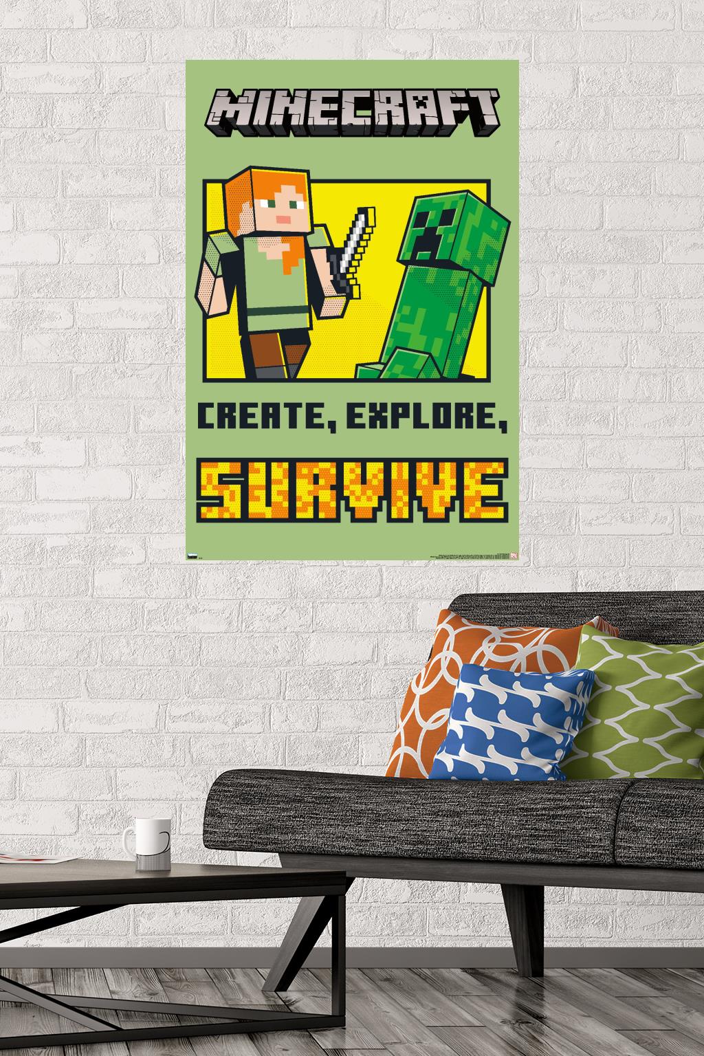 Minecraft - Create, Explore, Survive - Poster - Picture 2 of 4