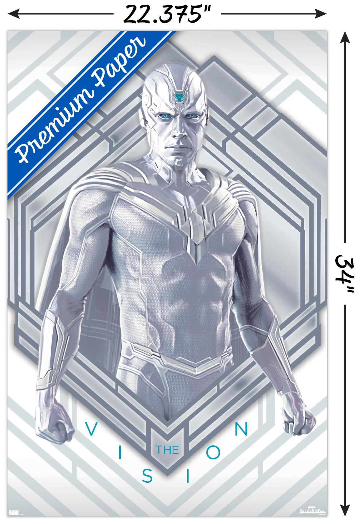 Marvel WandaVision - White Vision - Poster | eBay
