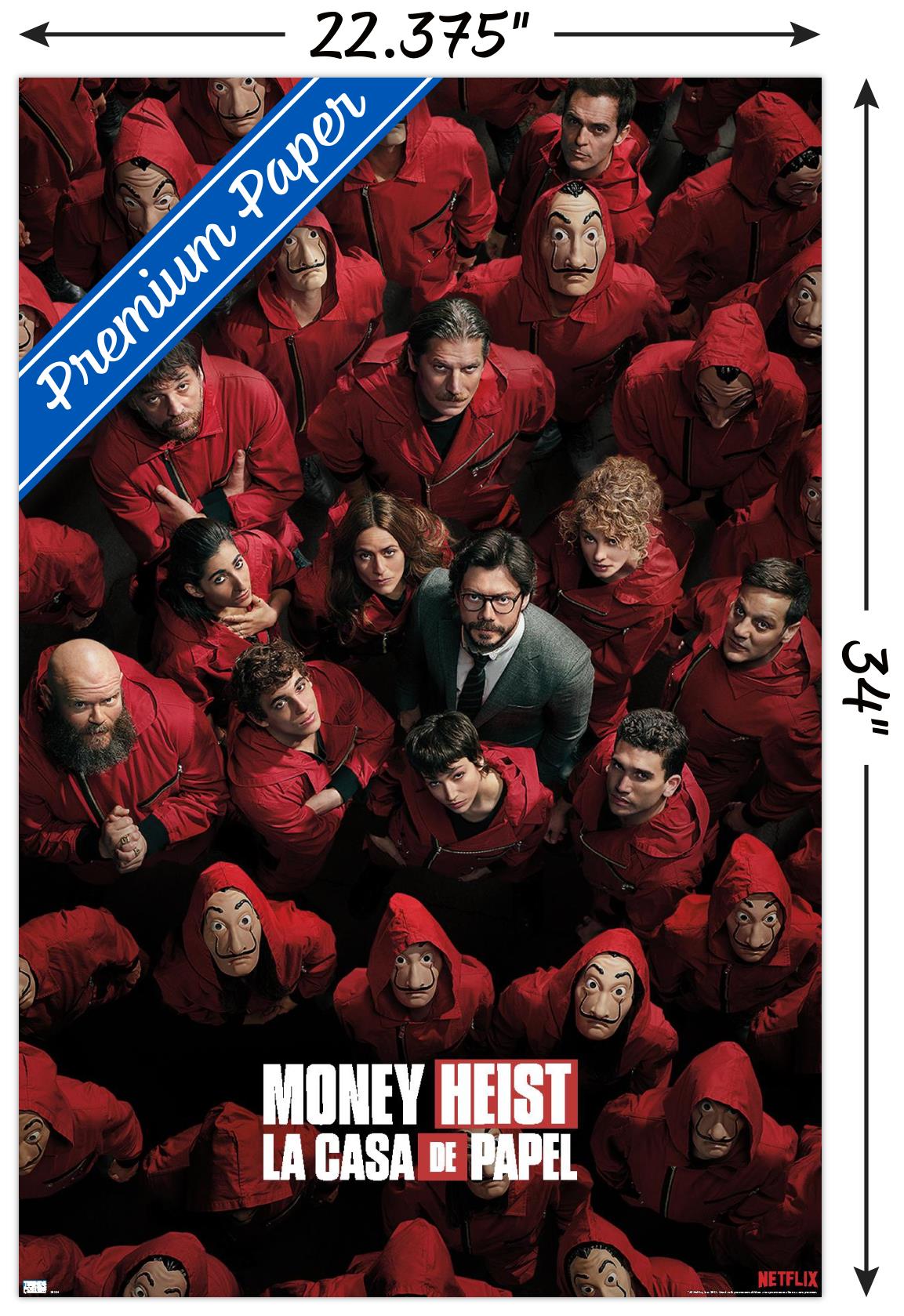 Netflix La Casa de Papel - Ein Blatt - Poster - Bild 3 von 4