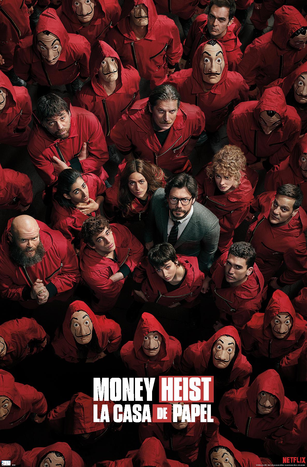 Netflix La Casa de Papel - Ein Blatt - Poster - Bild 1 von 4