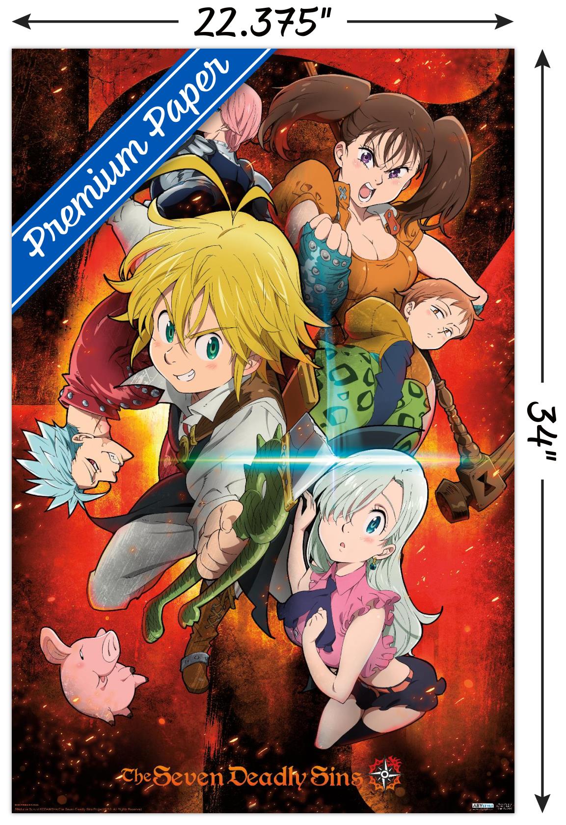 The Seven Deadly Sins - Characters - Poster - Picture 3 of 4