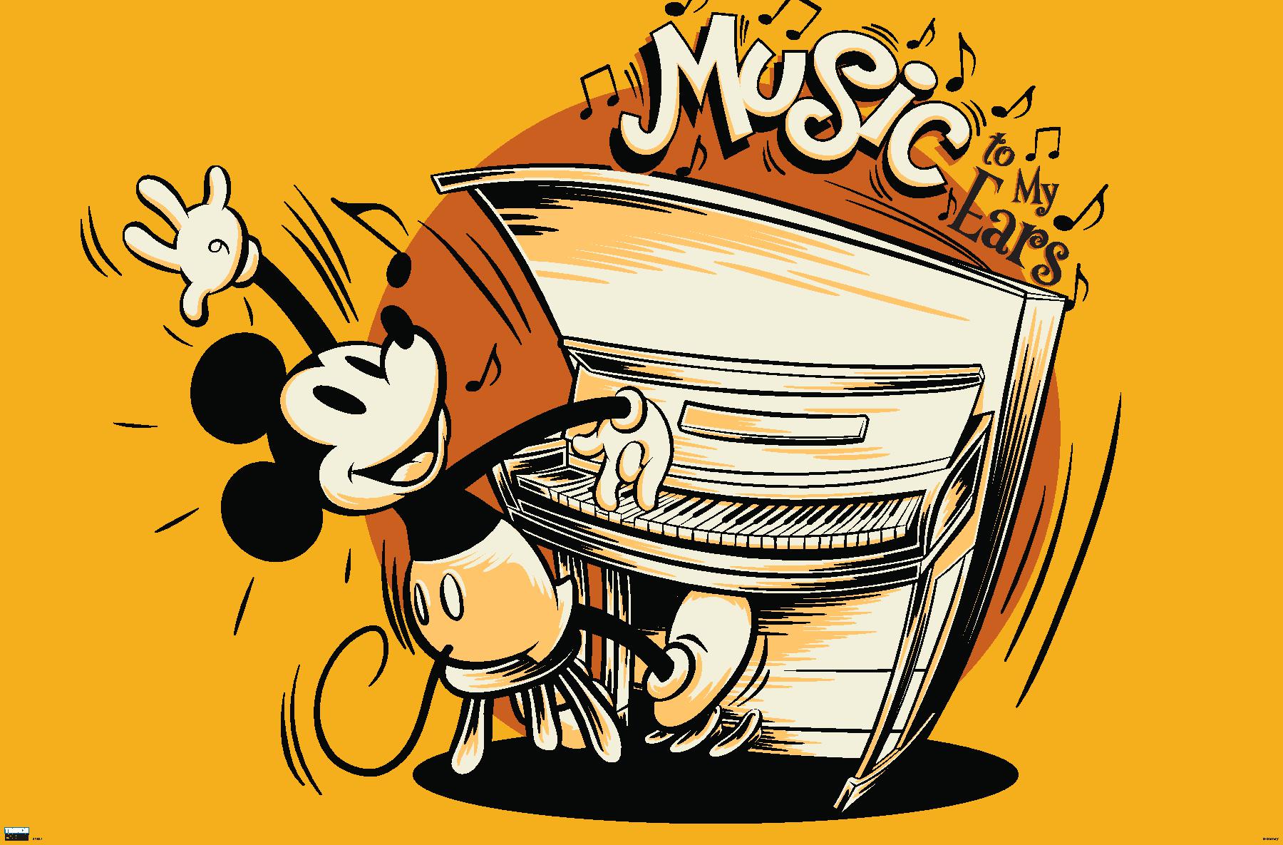 Disney Mickey Mouse – Music – Poster