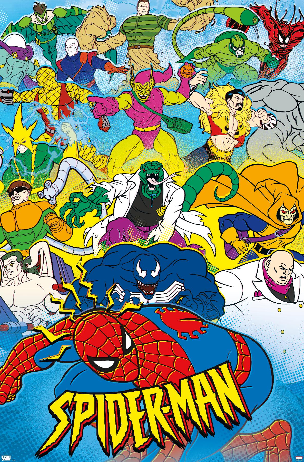 Marvel Comics Spider-Man - 90er Animiert - Poster - Bild 1 von 4