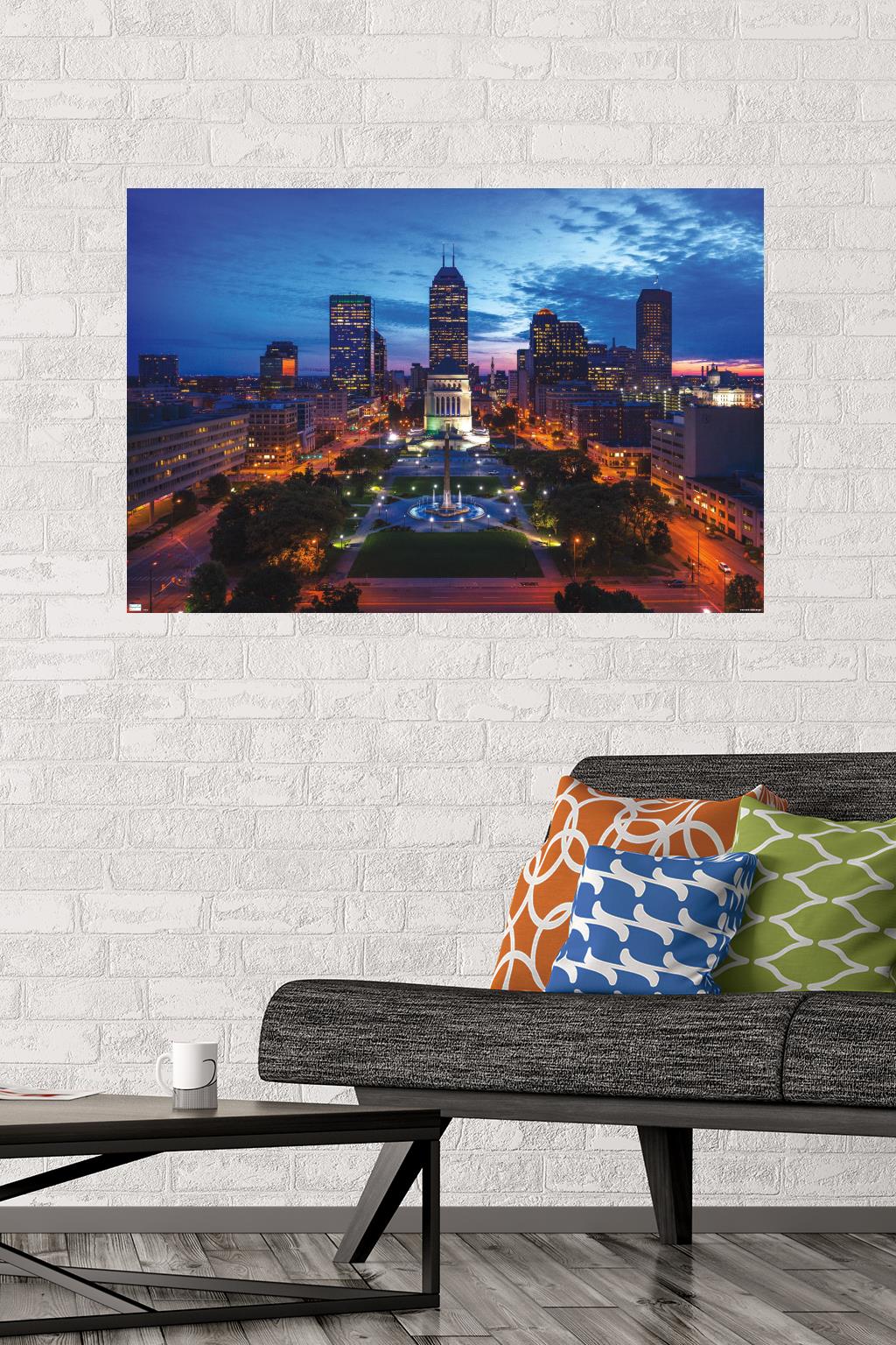Stadtansichten - Indianapolis, Indiana - Poster - Bild 2 von 4