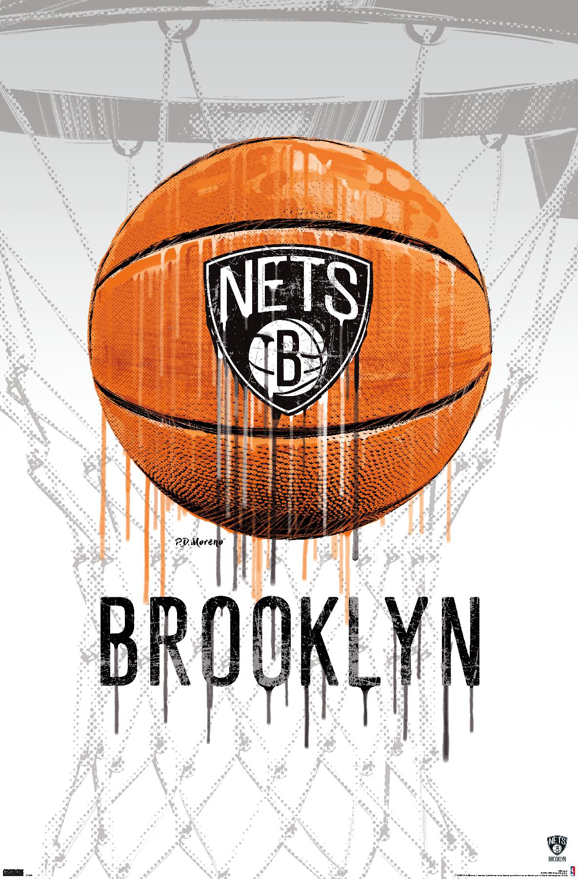 NBA Brooklyn Nets – Drip Basketball 21 – Poster