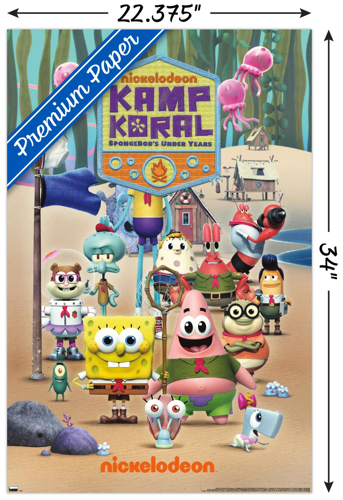 Nickelodeon SpongeBob Squarepants : Kamp Koral - Key Art - Poster