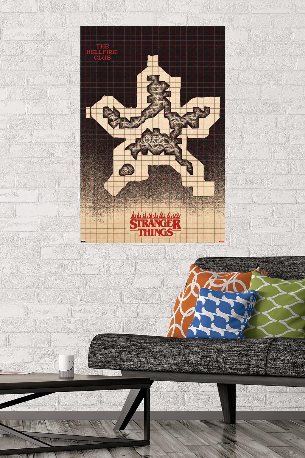 Netflix Stranger Things: Season 4 - Hellfire Club Map - Poster - Picture 2 of 4
