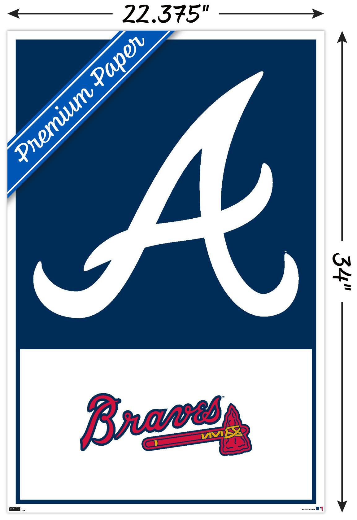 MLB Atlanta Braves - Logo 22 - Poster - Bild 3 von 4