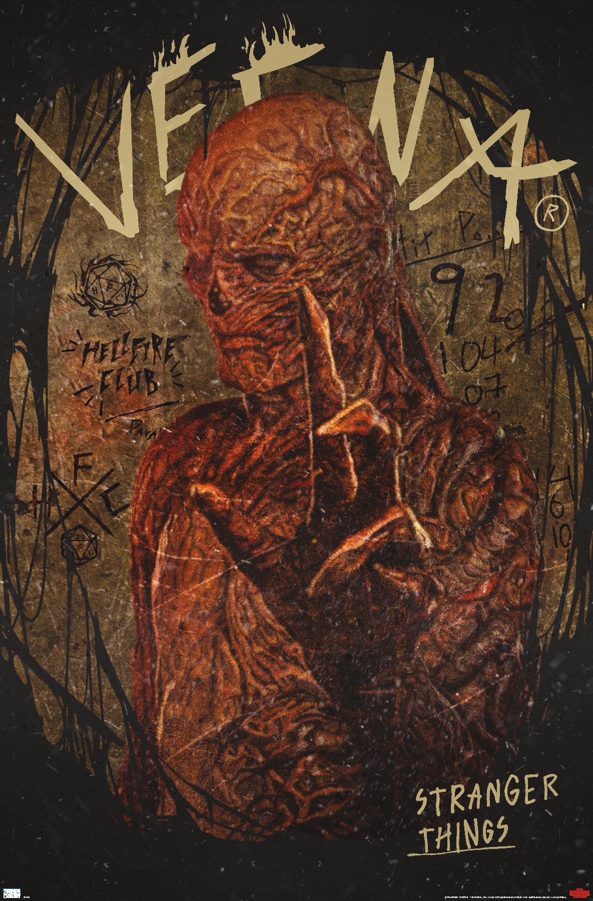 Netflix Stranger Things: Season 4 - Vecna - Poster - Picture 1 of 4